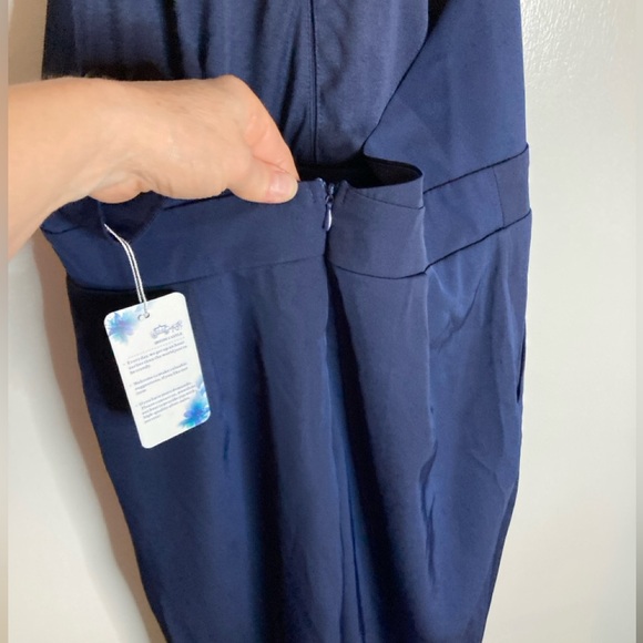 IBTOM CASTLE, Women's wide leg sexy high waist, halter top Romper with pockets - Picture 7 of 15